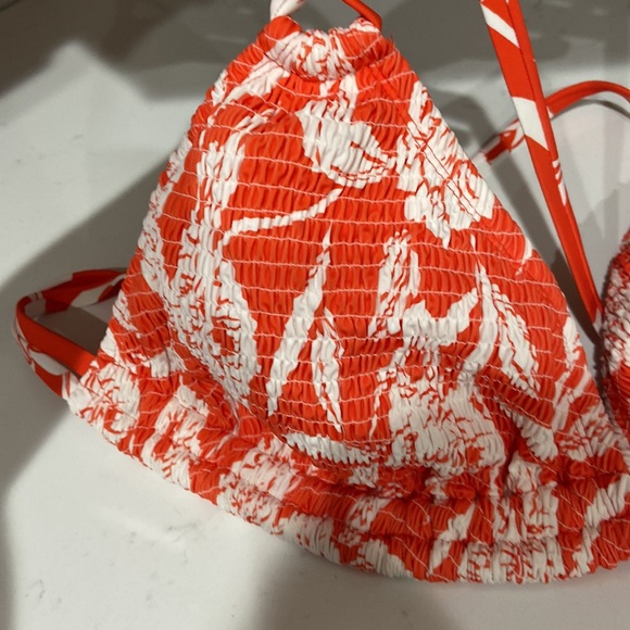 3x 24w-26w orange and white floral bikini ❤️🔥 NWT time and tru - Picture 10 of 16